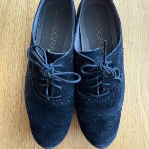 Cole Haan Black Suede Wingtip Oxfords – 8B (sale ends 09/17)